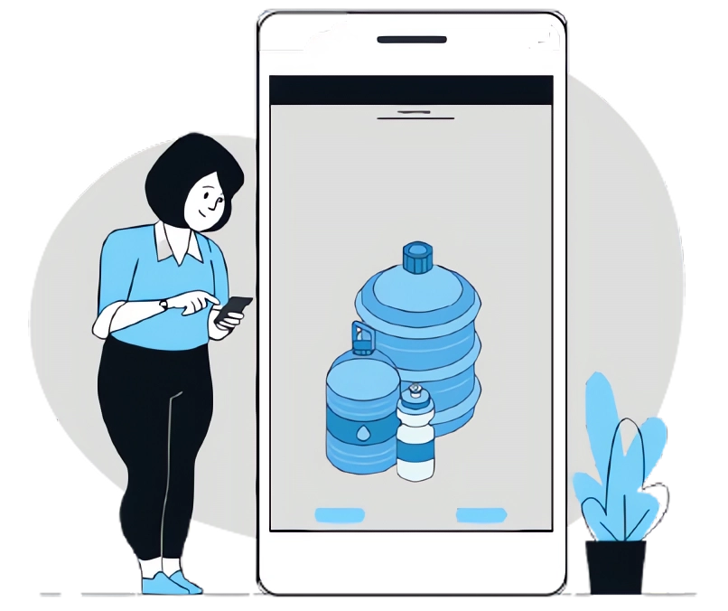 Ilustración de Agua Express